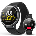 EGQINR GPS Smart Watch for Men Women, 1.32" AMOLED Built-in GPS Fitness Tracker with Bluetooth Calls, 5ATM Waterproof, 110+ Sports Modes, 24/7 Heart Rate/SpO2/Sleep Monitor, Barometer, for Android & iOS