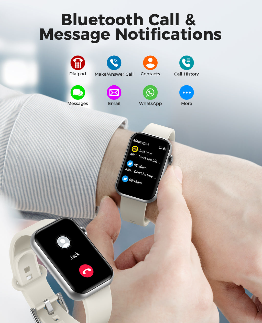 Smart Watch Fitness Tracker (Answer/Make Call), 24/7 Heart Rate Spo2 Blood Pressure Monitor Sleep Tracker, 114 Sports Modes Pedometer Calorie Step Tracker, Waterproof Activity Tracker for Men Women