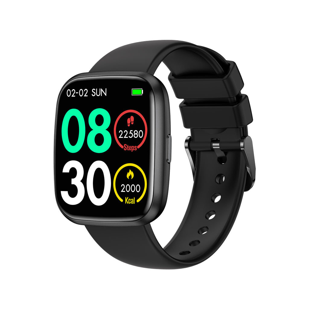 Smart Watches for Men/Women, 1.75" Bluetooth Call, AI Voice Smartwatch, 24/7 Heart Rate Monitor, Blood Pressure/SpO2/Sleep Tracker, IP68 Waterproof, 100+ Sports Fitness Tracker for Android iOS Black
