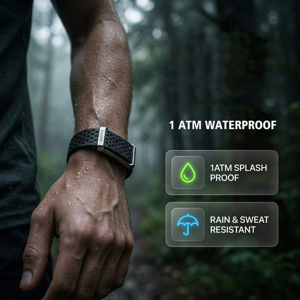 EGQINR Smart Bracelet for Men Women, 9mm Ultra-Thin Fitness Tracker with 24/7 Heart Rate, SpO2, Blood Pressure & Sleep Monitor, 170+ Sports Modes, Vibration Alerts, Dual Straps (Silicone & Nylon)