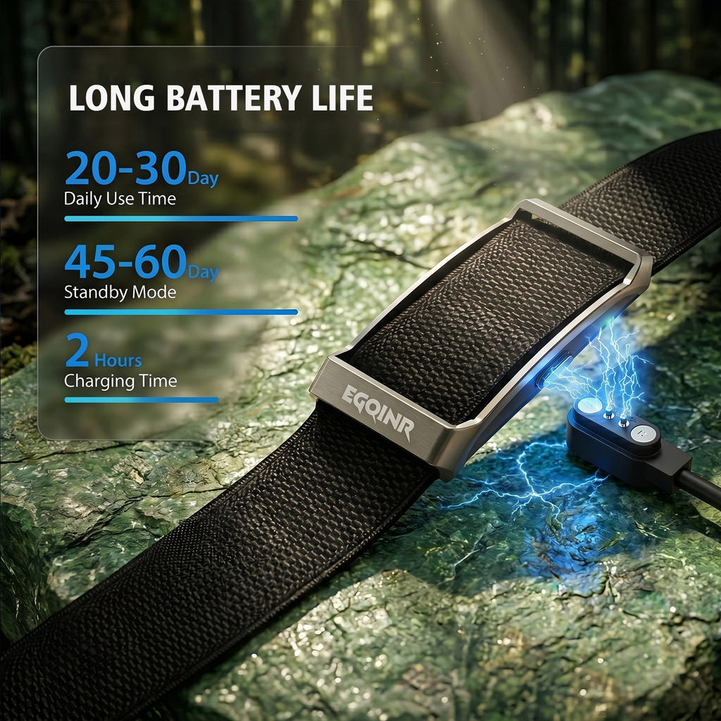EGQINR Smart Bracelet for Men Women, 9mm Ultra-Thin Fitness Tracker with 24/7 Heart Rate, SpO2, Blood Pressure & Sleep Monitor, 170+ Sports Modes, Vibration Alerts, Dual Straps (Silicone & Nylon)